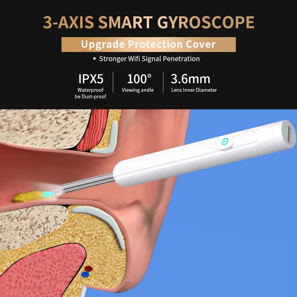 Ear Cleaner with Camera , Ear Wax Removal